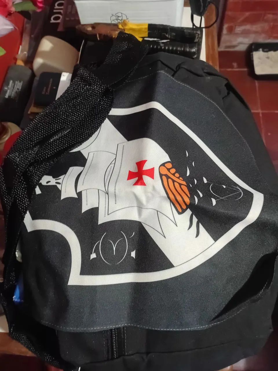 Bolsa de ombro e saco personalizado do vasco! - Foto 3