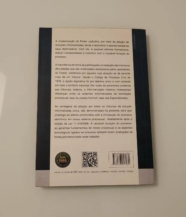 Livro Processo Eletrônico E Sistema Processual - Elton Baiocco - 2a Ed. - Foto 2