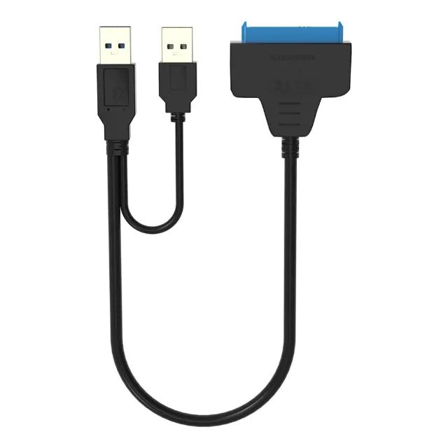 Cabo Conversor Adaptador Usb 3.0 Sata entrada para fonte de 12v ate 4tb pode retirar Goian - Foto 5