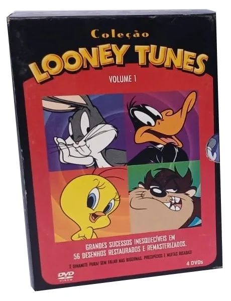 Coleção Looney Tunes Volume 01 - Box 04 Dvds - Foto 2