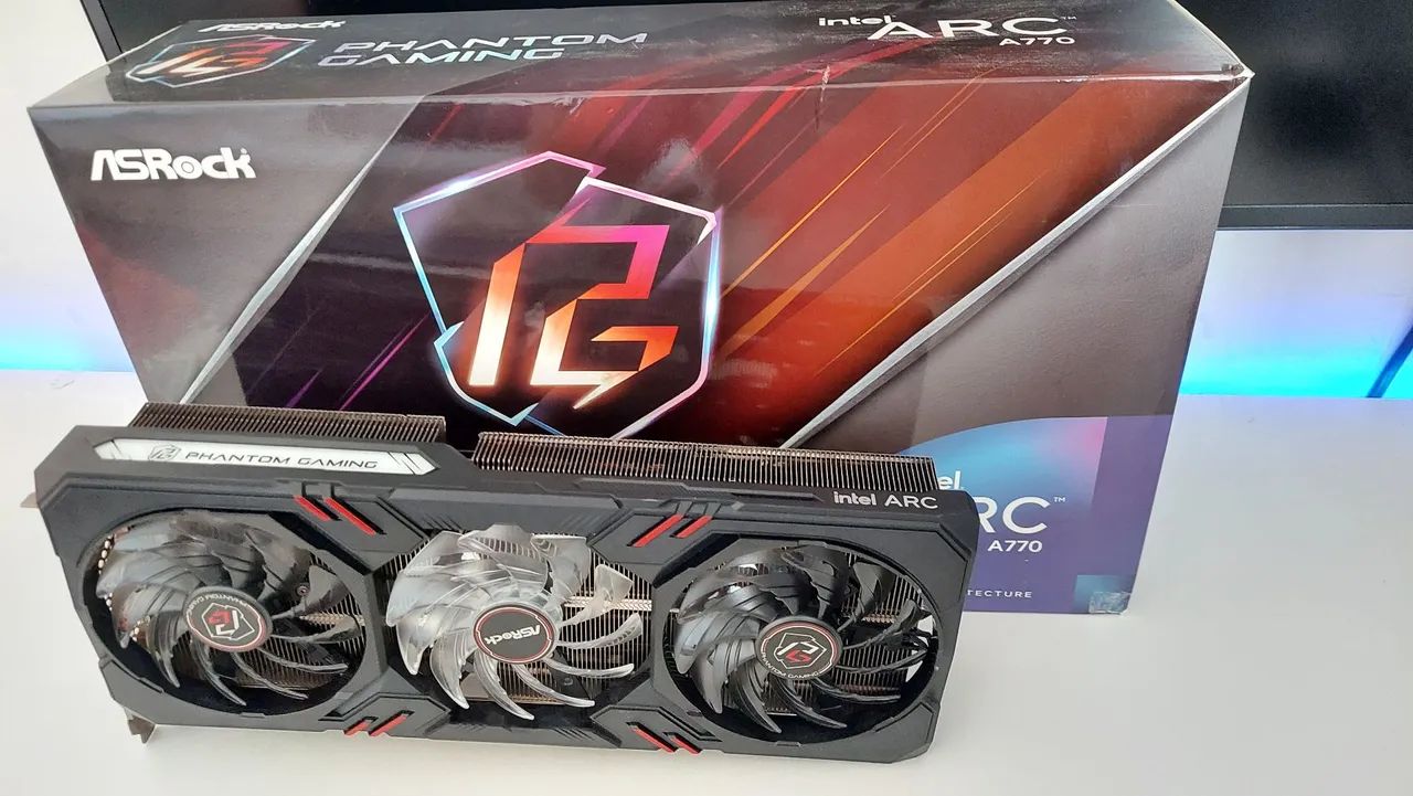 Intel ARC A770 Phantom Gaming D OC, 8GB, GDDR6, 256-bit - Foto 4