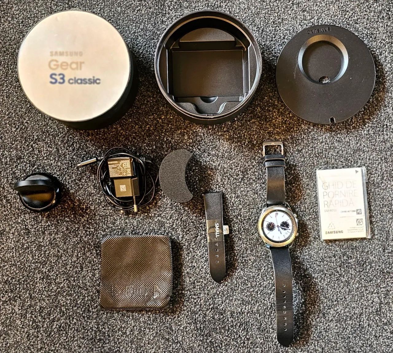 Samsung Gear S3 Classic com caixa, manual e carregador original - Foto 2