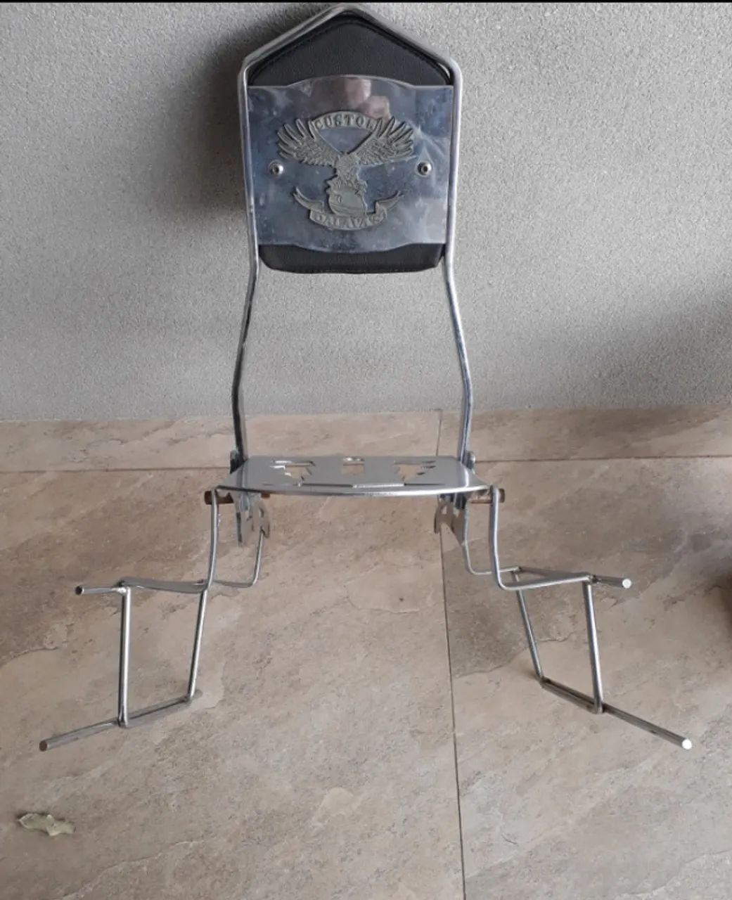 Vendo Sissy Bar, Bolha parabrisa e Alforge para Shadow 600 - Foto 3