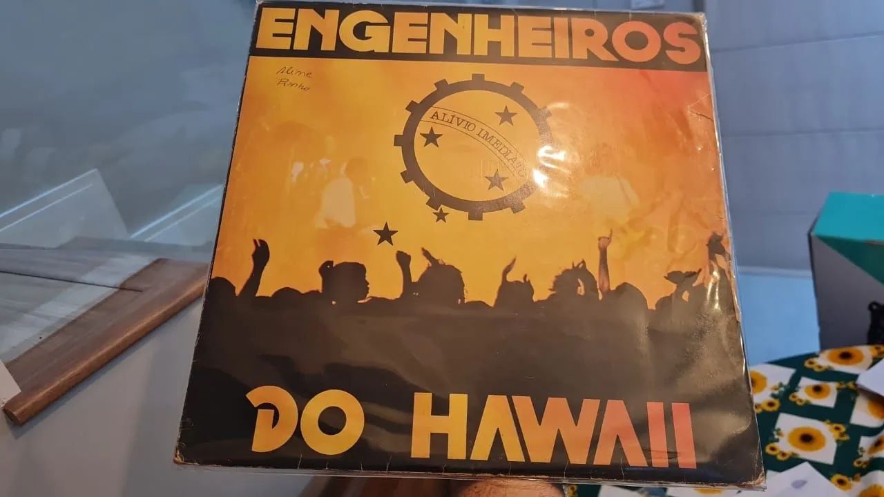 Engenheiros do Hawaii - Álbum Vinil + LP Raul + LP A-ha (sem capa os dois)