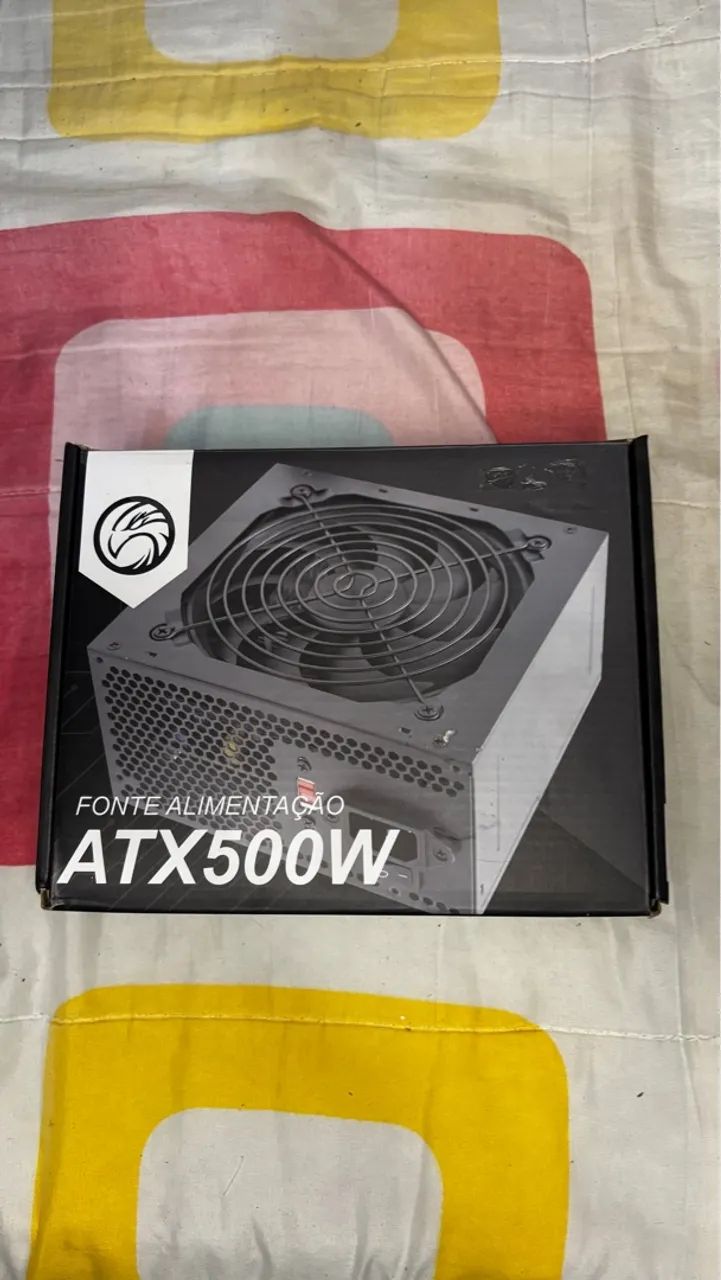 Fonte gamer atx 500w