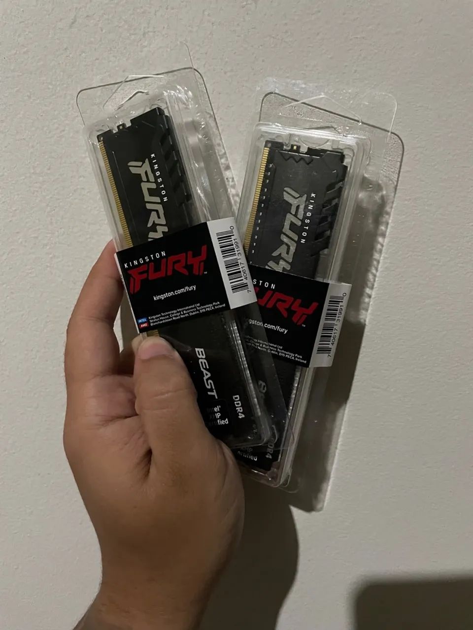 Memória RAM Kingston Fury Beast DDR4 8GB