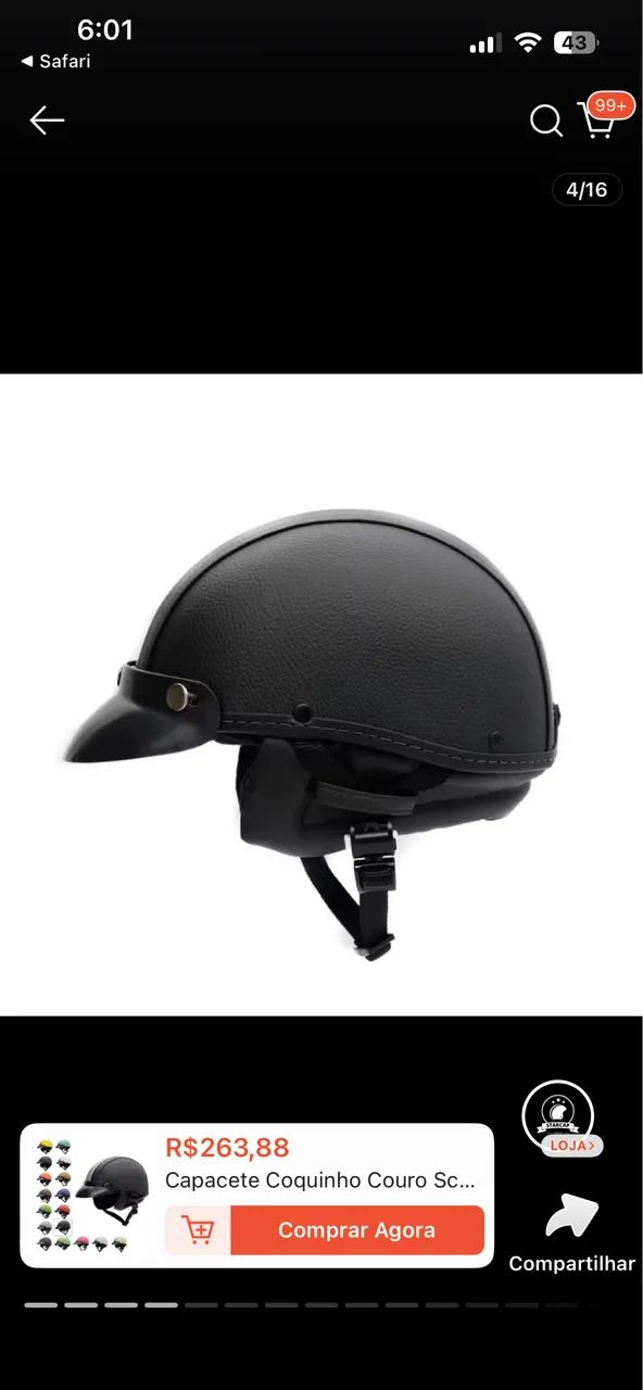 Capacete Coquinho - Foto 2