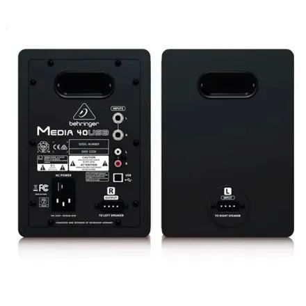 Par de Monitores de Referência Behringer Media 40 - 150W - Em ótimo estado - Foto 3