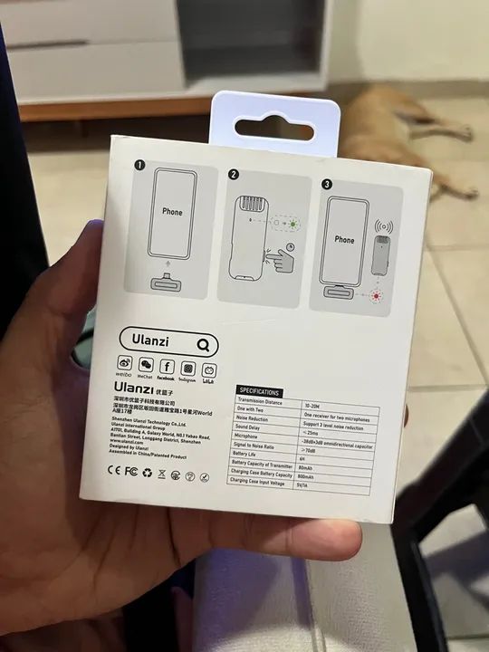 Microfone Wireless Ulanzi  - Foto 2