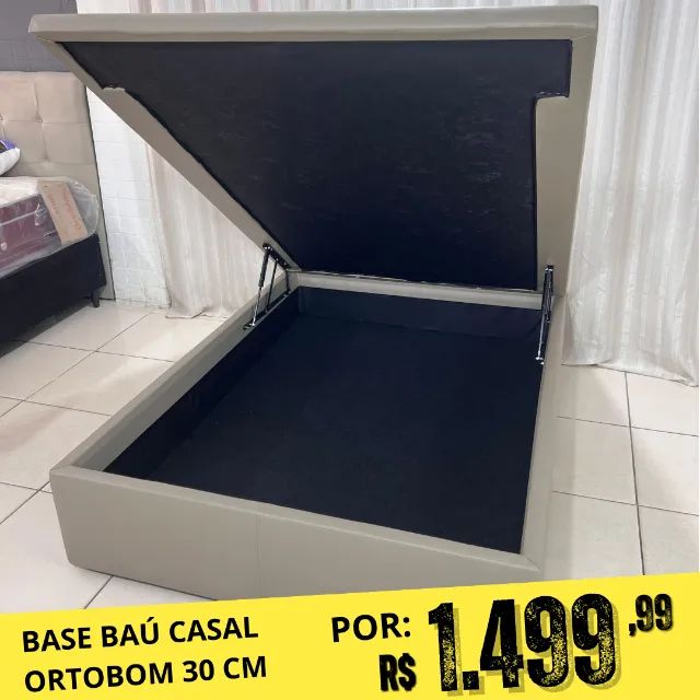 Base Baú Casal Ortobom Mega Oferta 