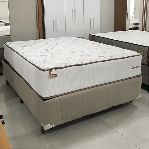 Linda Cama Box SOLTEIRO Serrano sem EPS - Entrega grátis p/ Fortaleza