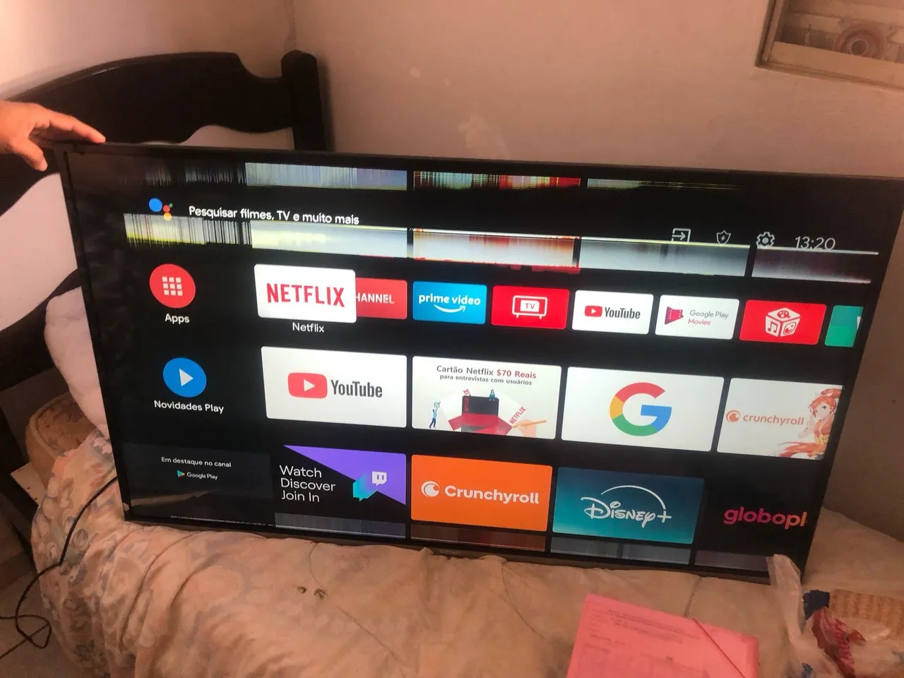 Smart TV com Netflix, YouTube e mais apps