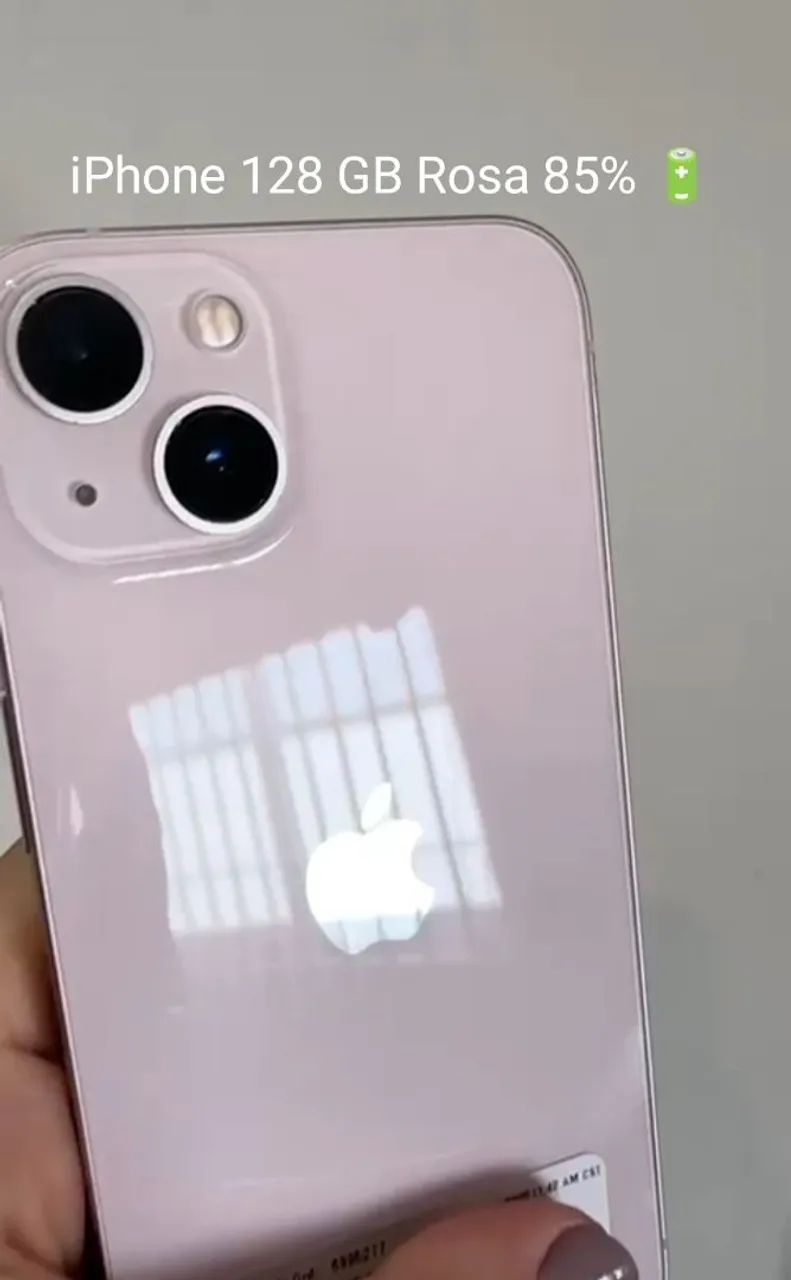 iPhone 13 128 GB Rosa Impecável.