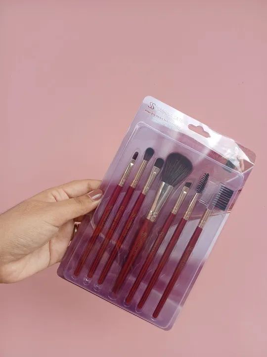 Kit de Pincel para Maquiagem - 6 Peças