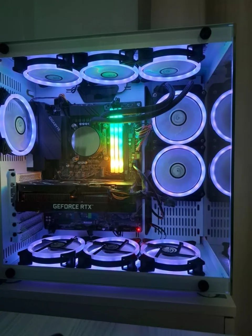 PC Gamer RTX 3070, i7-10700F, SSD 480GB, HD 2TB, Watercooler
