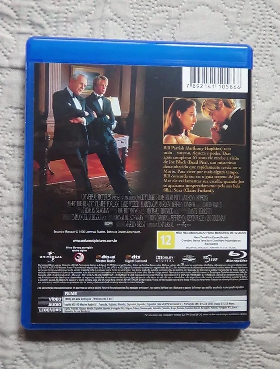 brad pitt - encontro marcado (bluray nacional raríssimo) - Foto 3