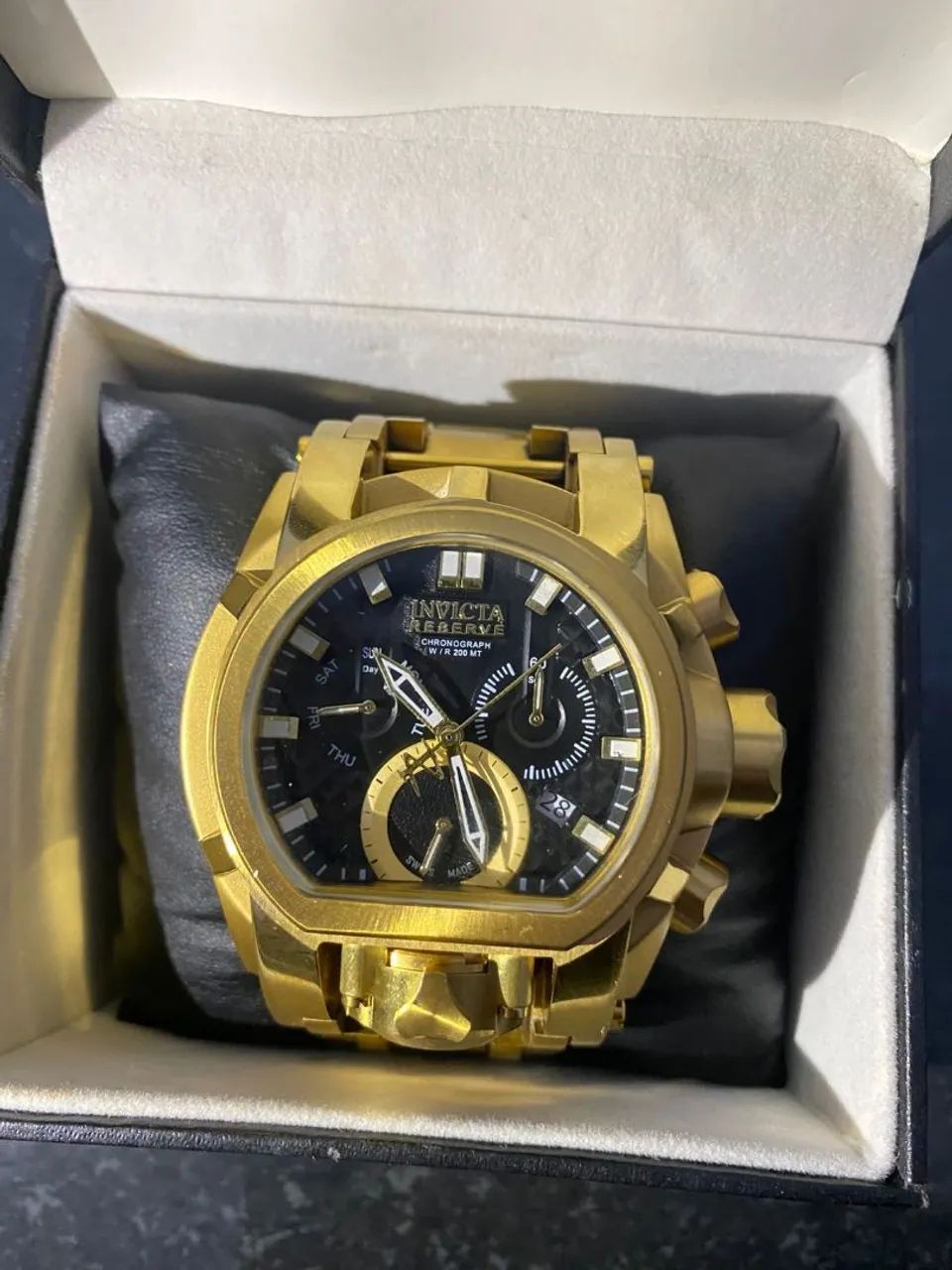 Relógio de pulso lujozo 