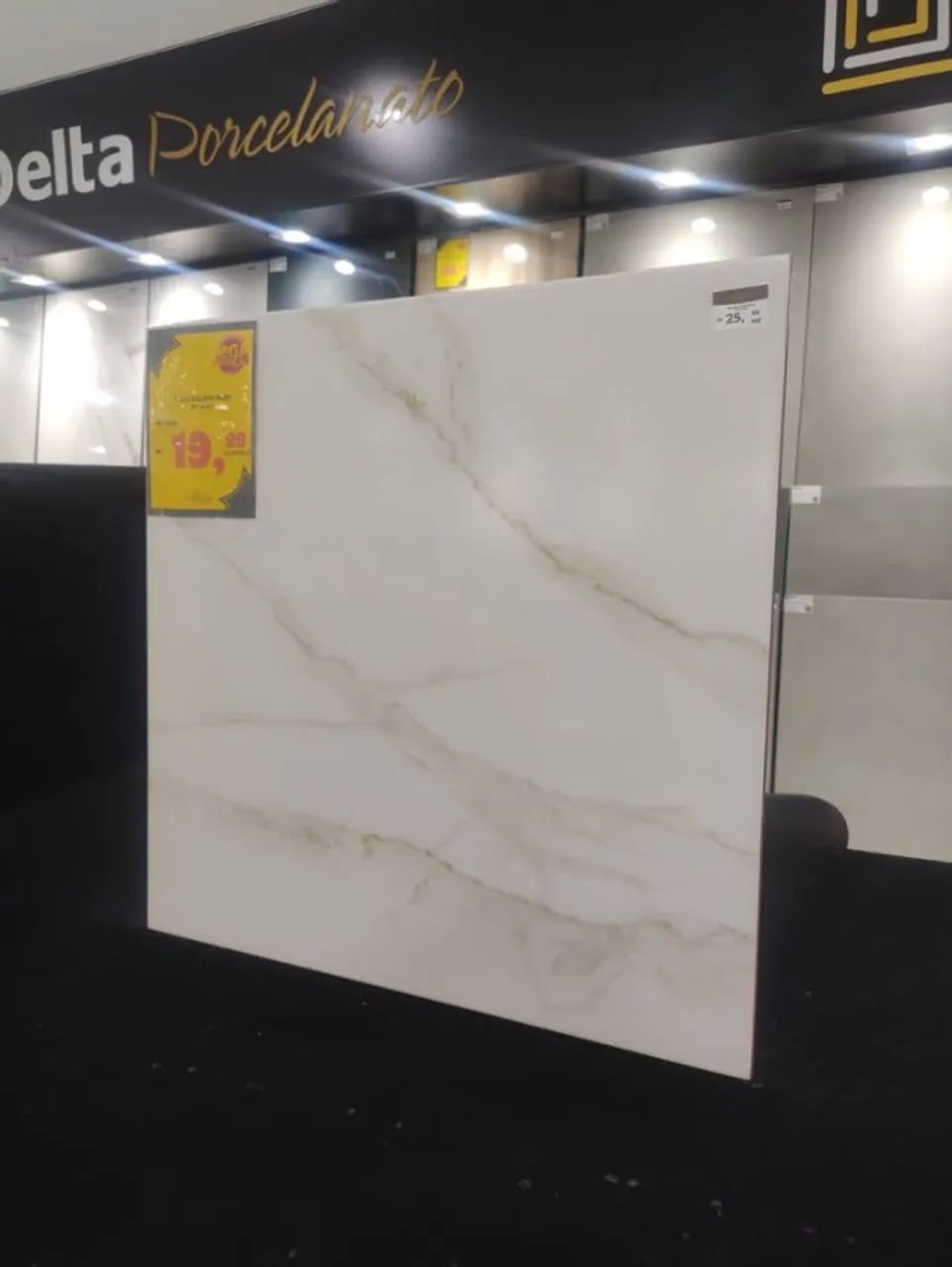 Piso Cerâmico Selena Bege 57x57 R$: 19,99mt² ( Falar com Jéssica ) - Foto 2