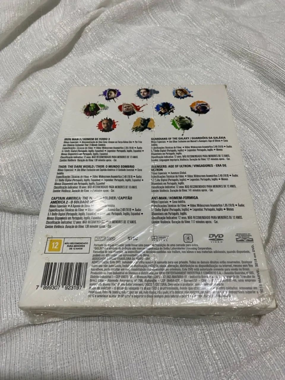 Dvd Box Marvel Fase 264961577743489121