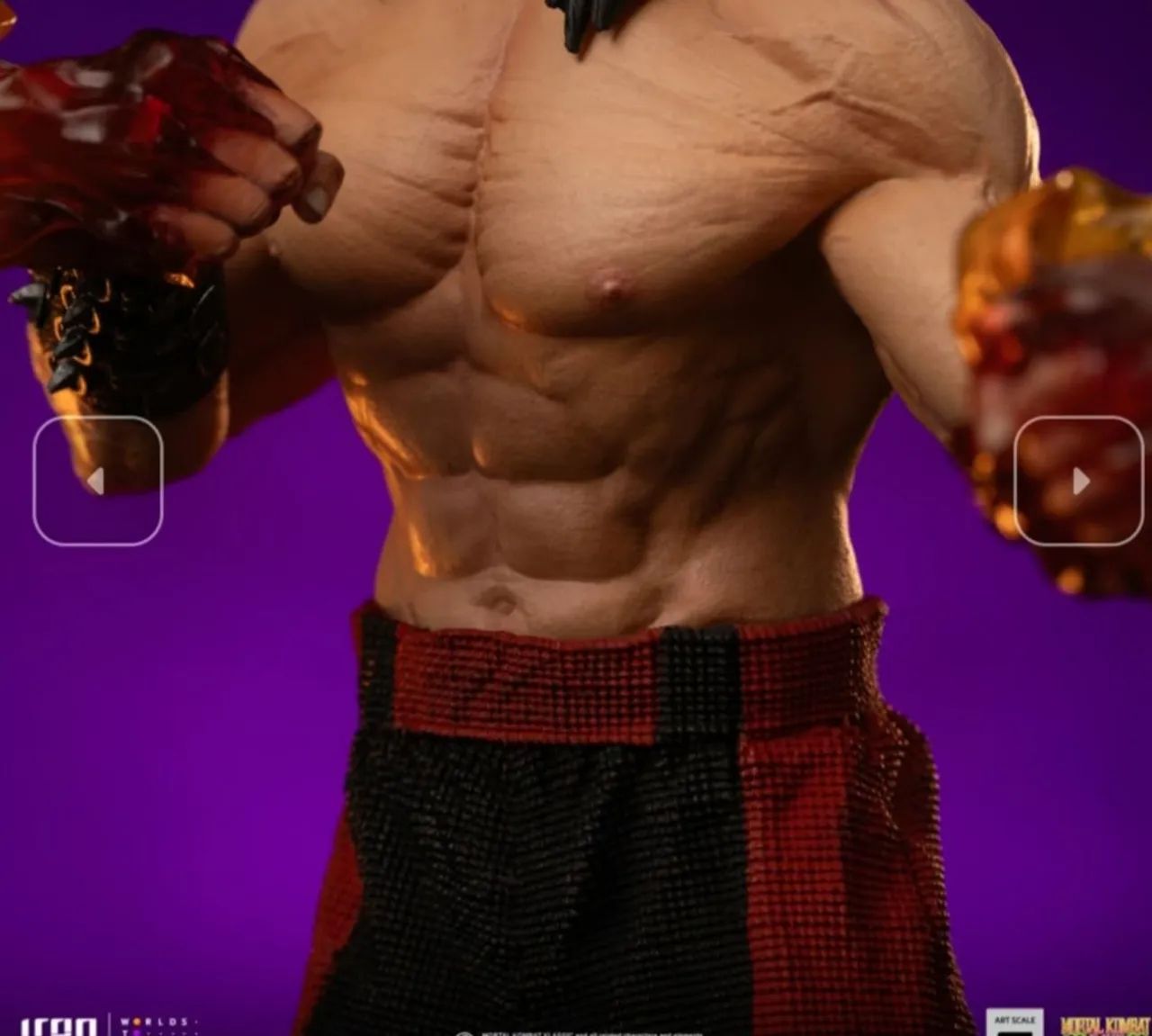 Liu Kang Mortal Kombat Iron Studios - Foto 4