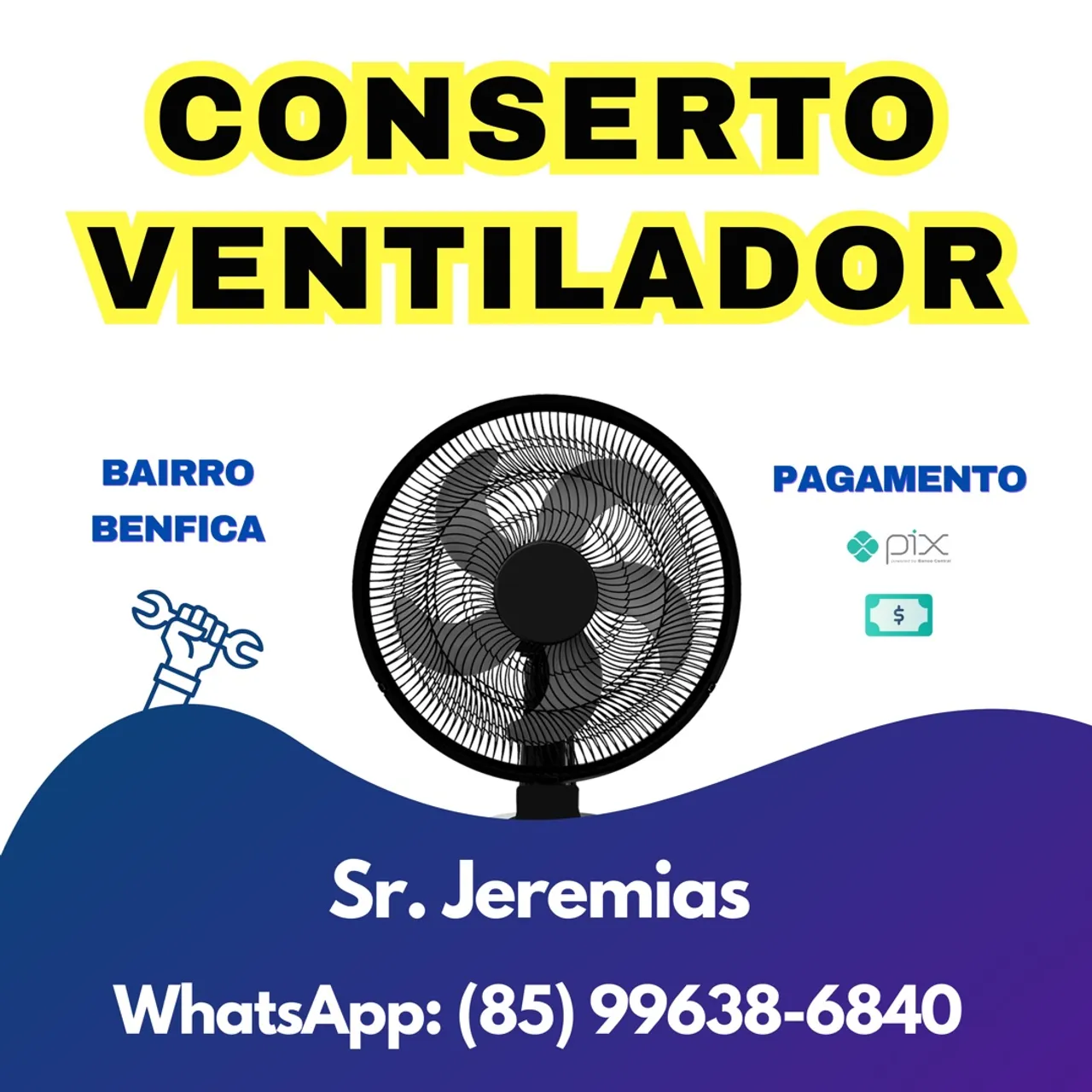 CONSERTO DE VENTILADOR