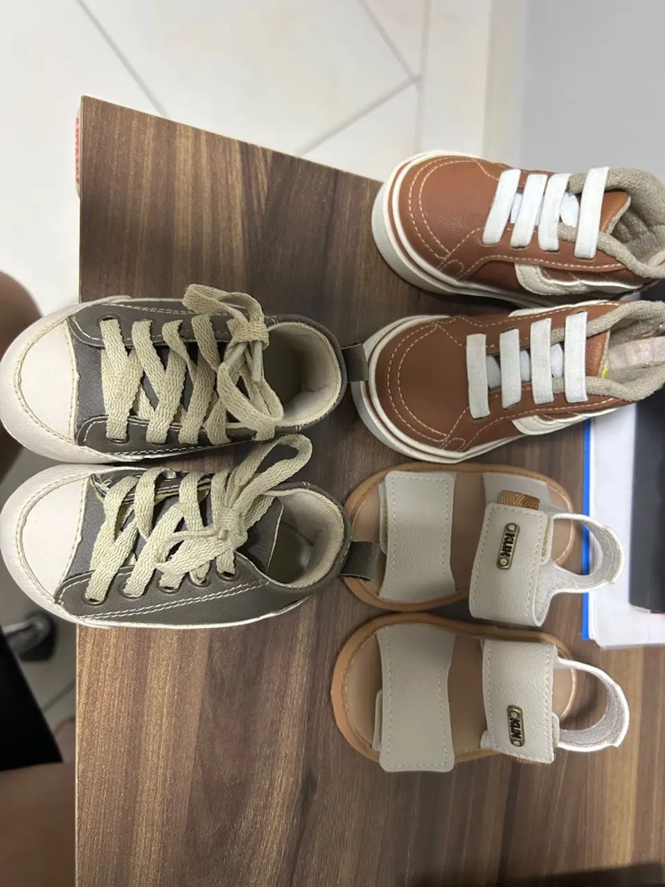 Kit de calçados para Bebê - 11 centímetros (6 a 9meses) - Foto 6