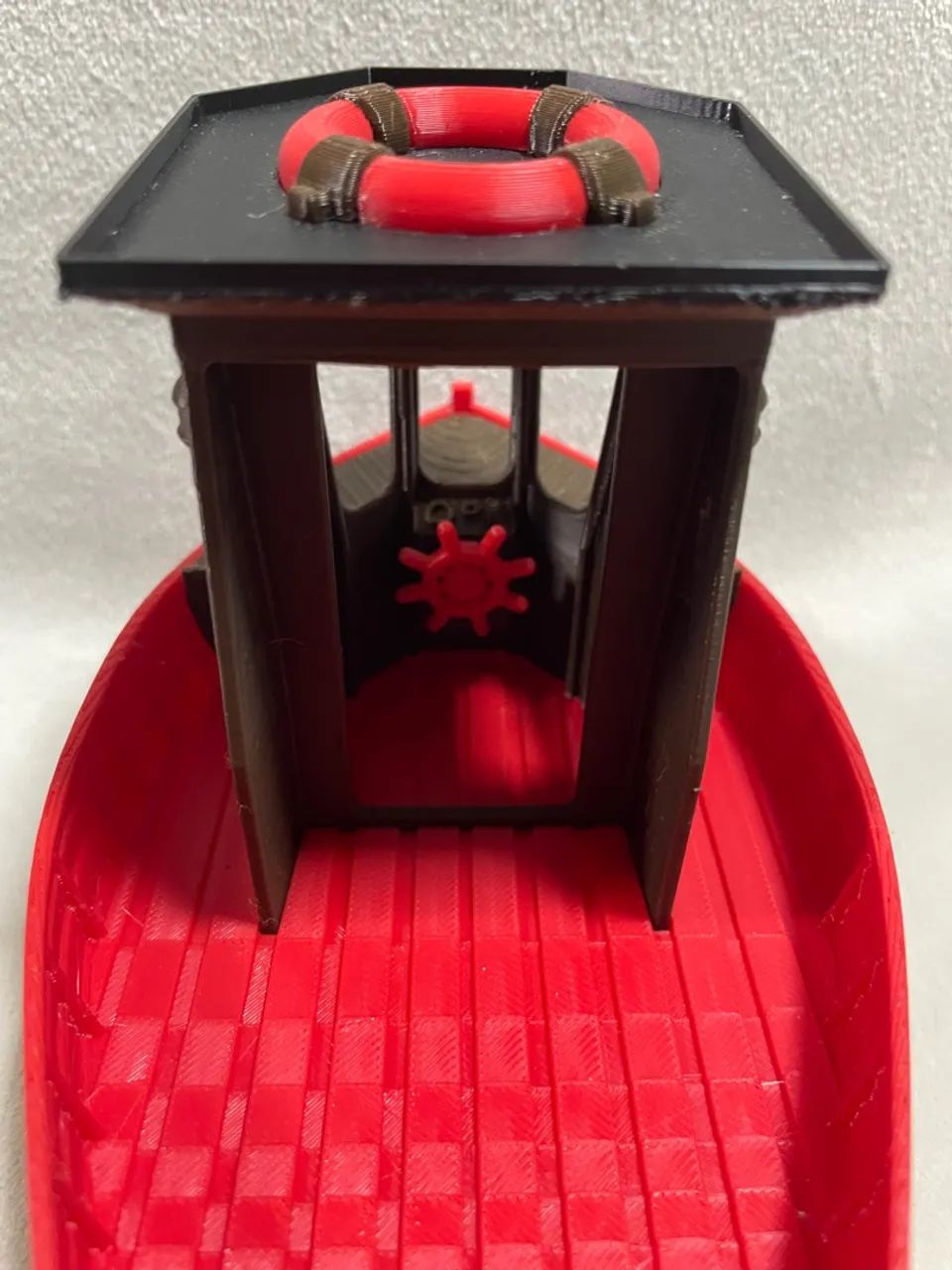 Barco de Brinquedo com Motor a base de corda - Foto 3