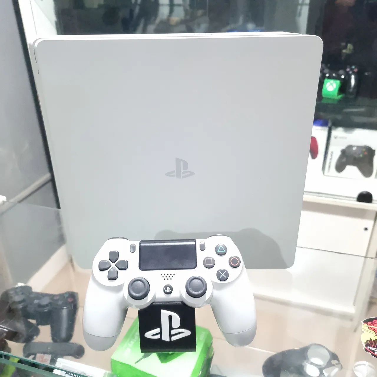PS4 Slim 1tb d3sbl0qu34d0, Garantia, Aceito usado de entrada, Aceitamos Cartão ate 18x - Foto 4