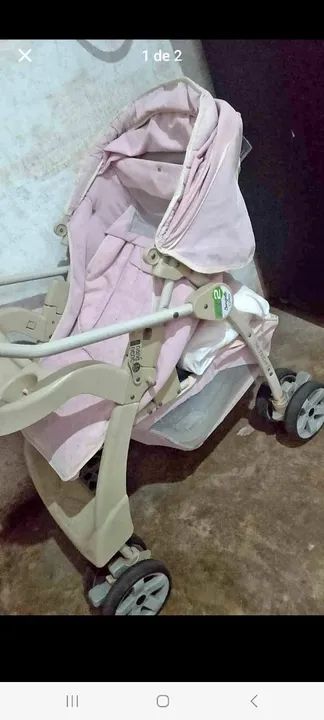 Carro burigoto cor rosa 