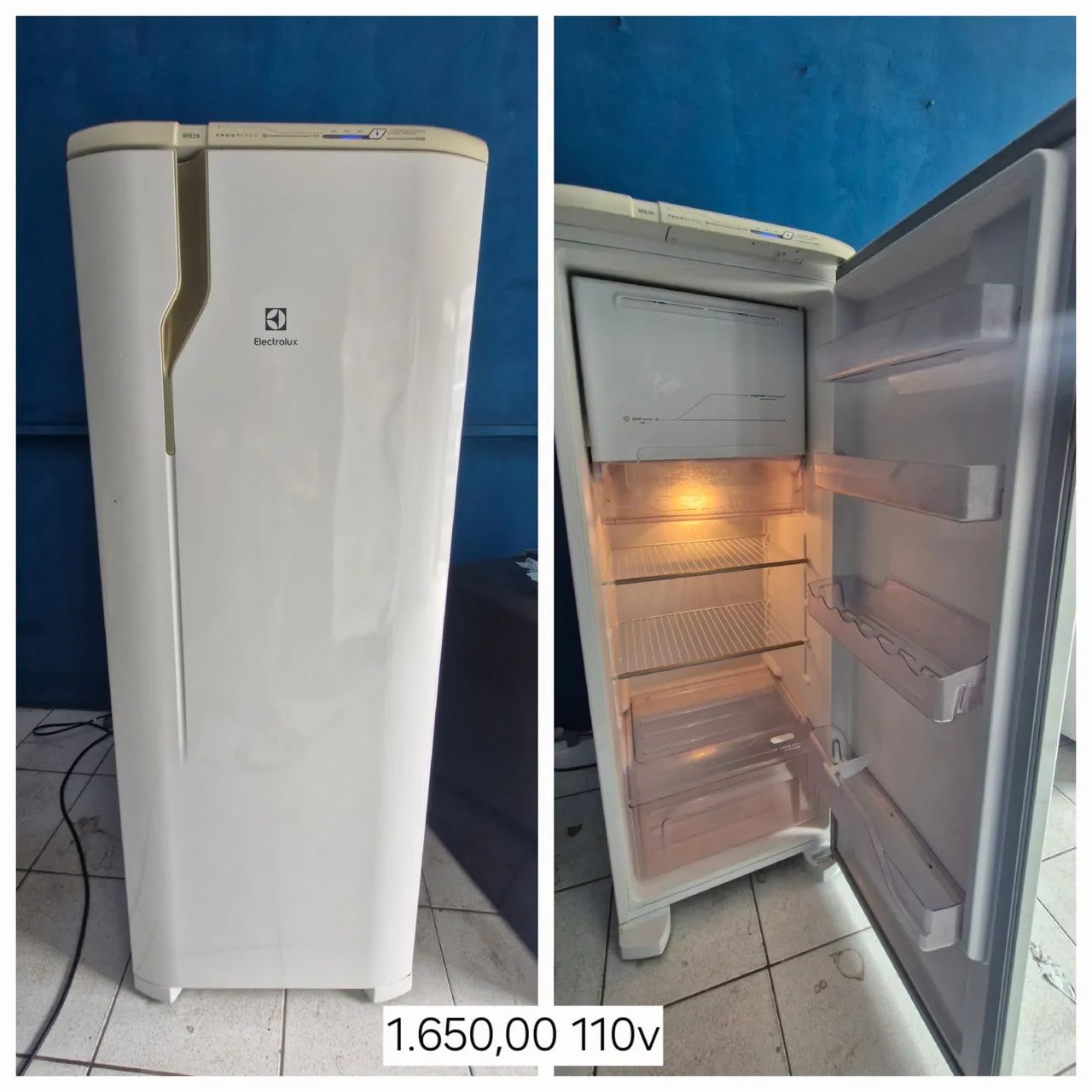 Geladeira Electrolux Branca uma porta semi nova  - Foto 3