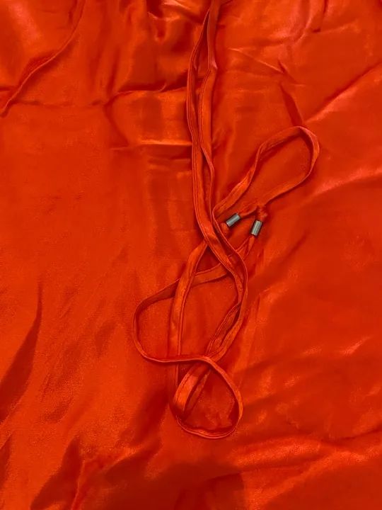 Vestido de Seda Vermelho open - TAM P - Foto 3