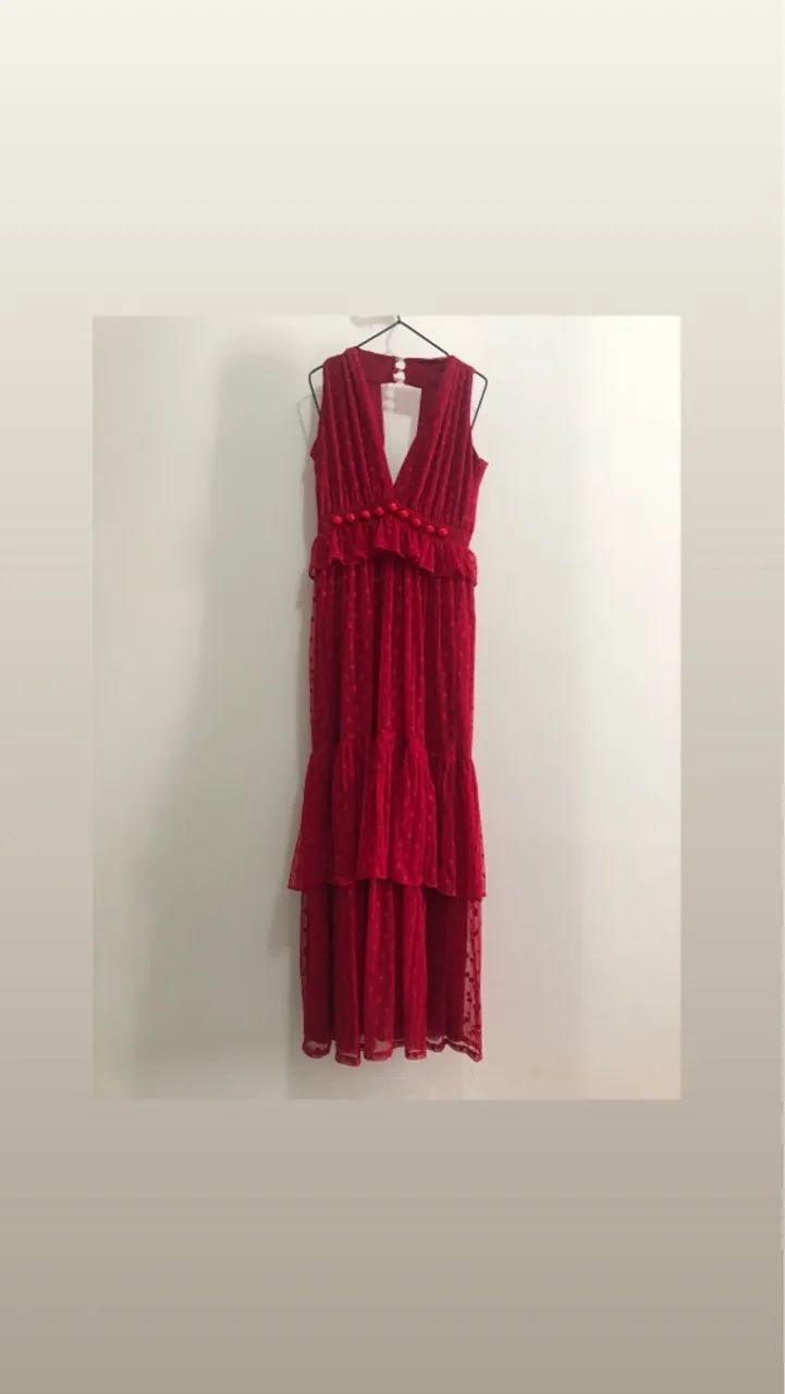 Vestido longo de festa número 40
