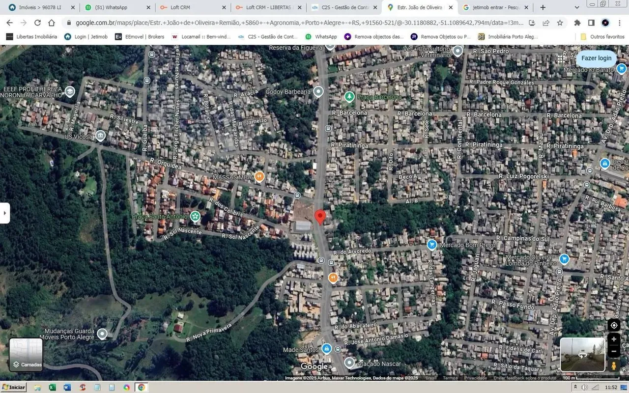 Magnífico terreno 6.705m² na Estrada João de Oliveira Remião.