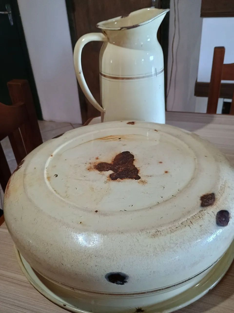 Antigo Gomil - Jarro e Bacia de Ágata  - Foto 4