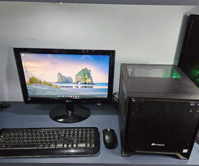 Computador Completo Intel i3 + 8gb ram + ssd + Monitor 19 (Gabinete Corsair) - Foto 4