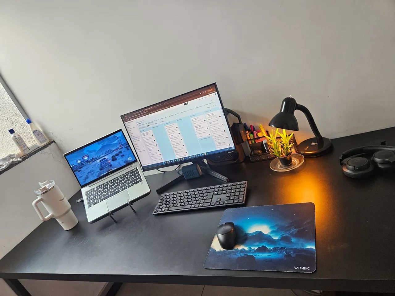 Mesa Escritório 190x70cm Nova