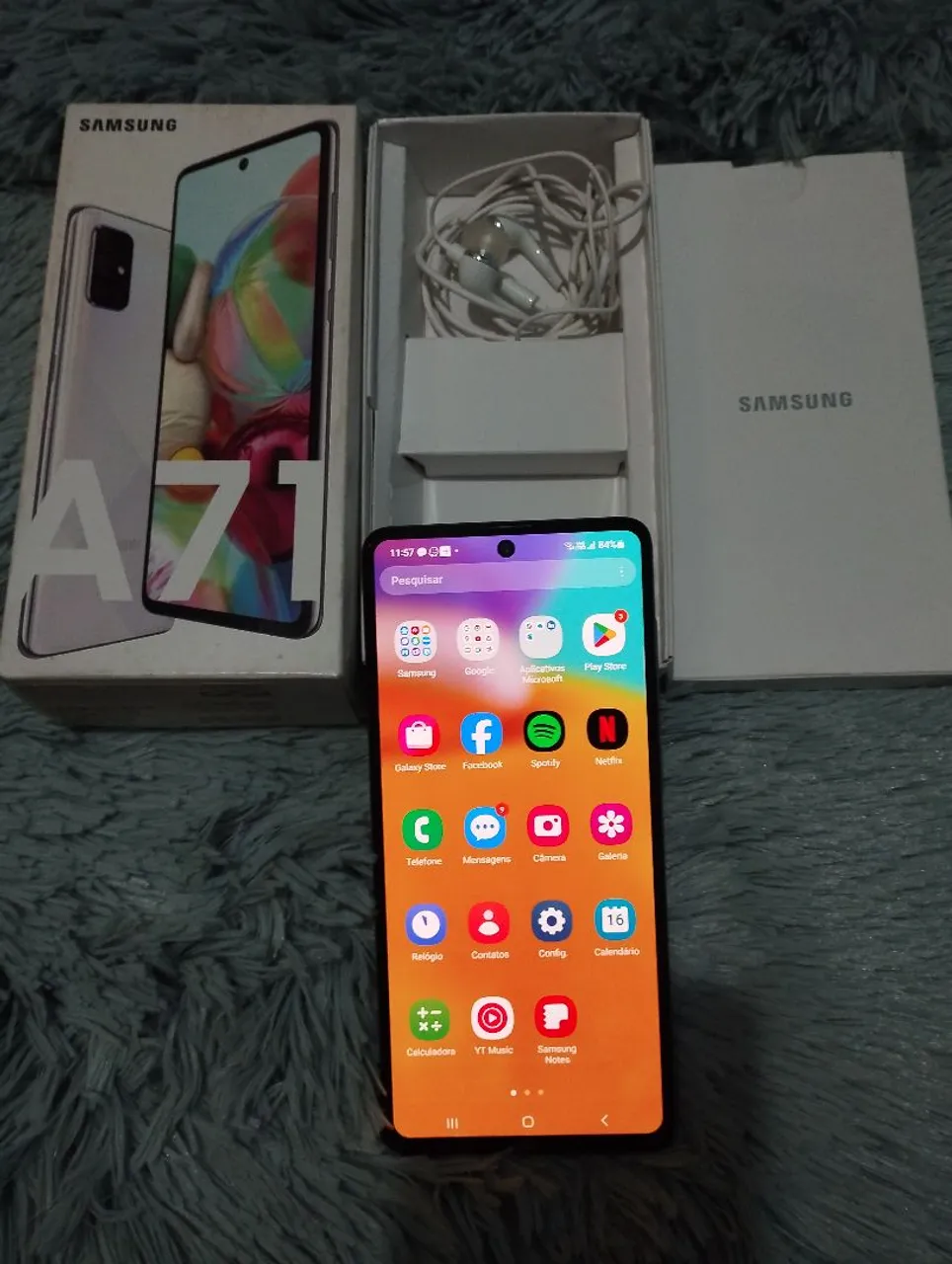 sansung A71 128 gigas barato, todos acessórios,nota fiscal.