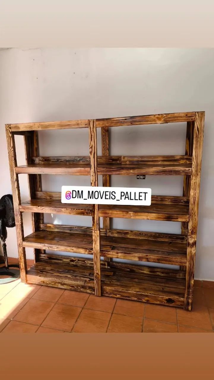 Estante de Madeira Pallet  - Foto 2