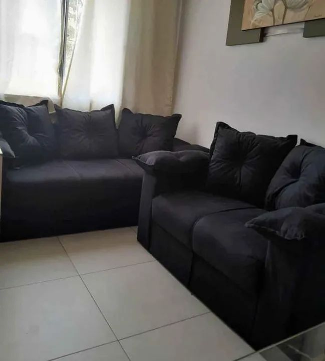 Sofá 3 lugares e sofá 2 lugares - Novo - Foto 3