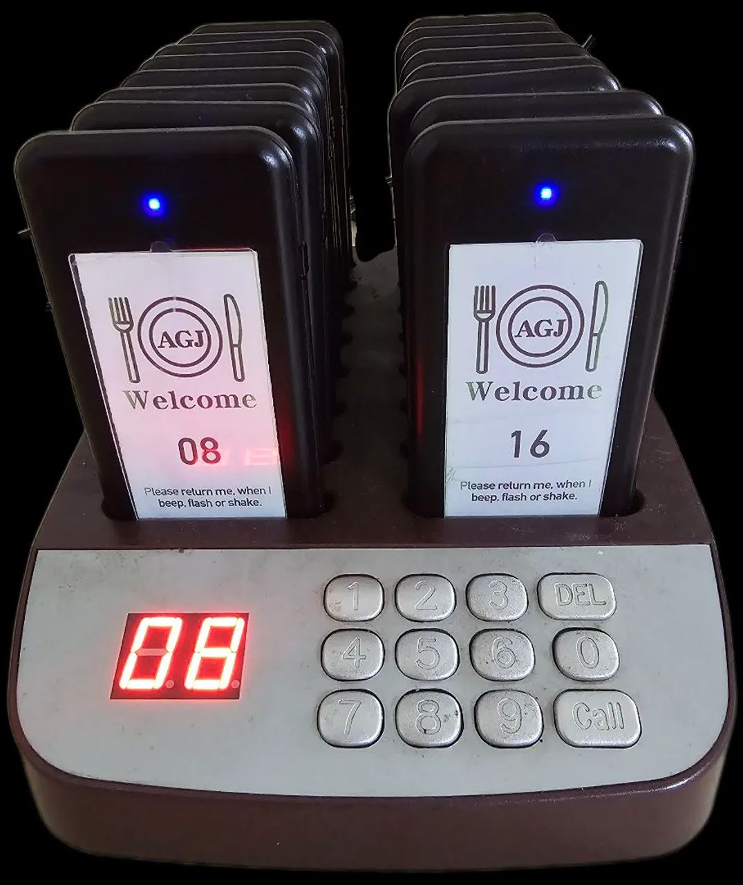 Sistema de pager para restaurante AGJ