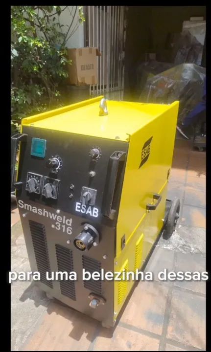 ?Máquina de solda Mig Esab Smashweld 316 - Foto 5