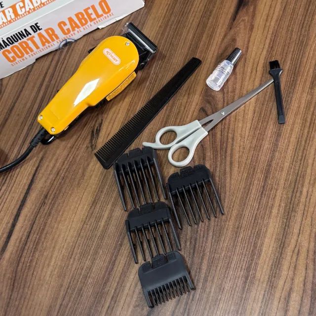 Máquina de Cortar Cabelo Profissional Knup QR-8918 Potência e Precisão para Todos Cortes - Foto 5