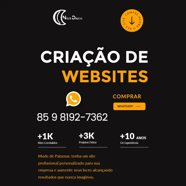 Criação de Site Personalizado (website)