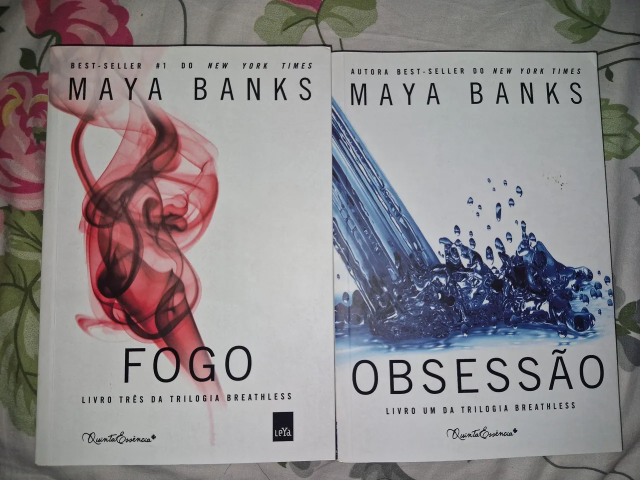 Livros da trilogia Breathless de Maya Banks