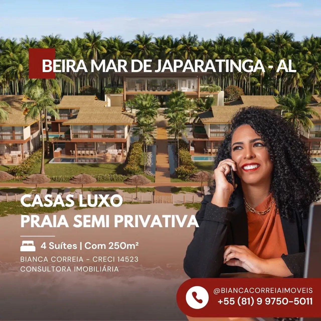 O privilégio de viver na melhor praia de Japaratinga | Últimas unidades