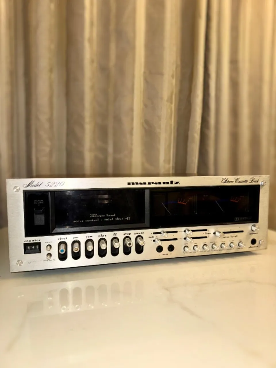 Tape Deck Marantz | Stereo Cassette | Toca Fita | Model 5220