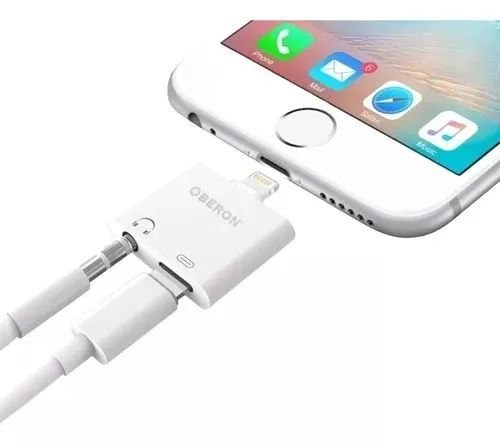 Adaptador P2 para Lightning - Ouça música e carregue seu iPhone! - Foto 2