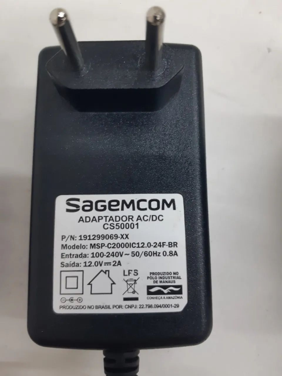 Fonte alimentação 12 volts 2 amperes. - Foto 4