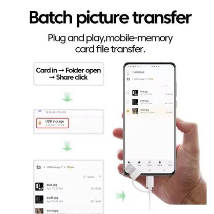 leitor de cartão Usb3.0,  3 em 1   - Foto 3
