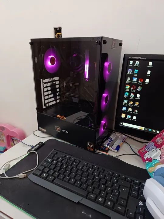 PC Gamer RGB com Gabinete Vidro Temperado - Foto 2